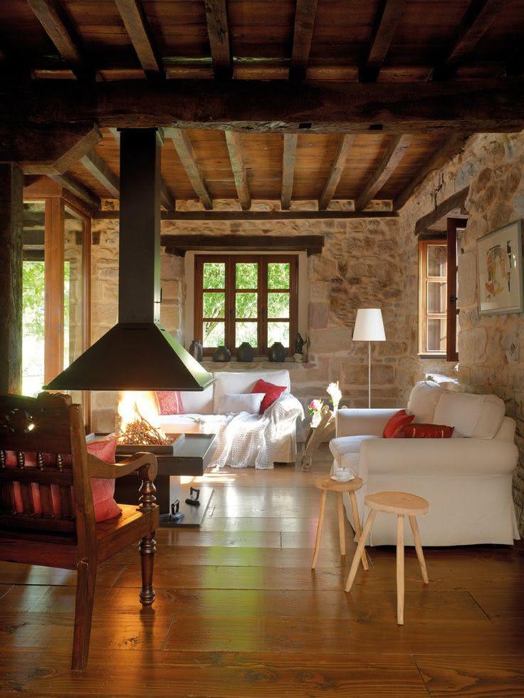 50 fotos de decoração rústica em ambientes