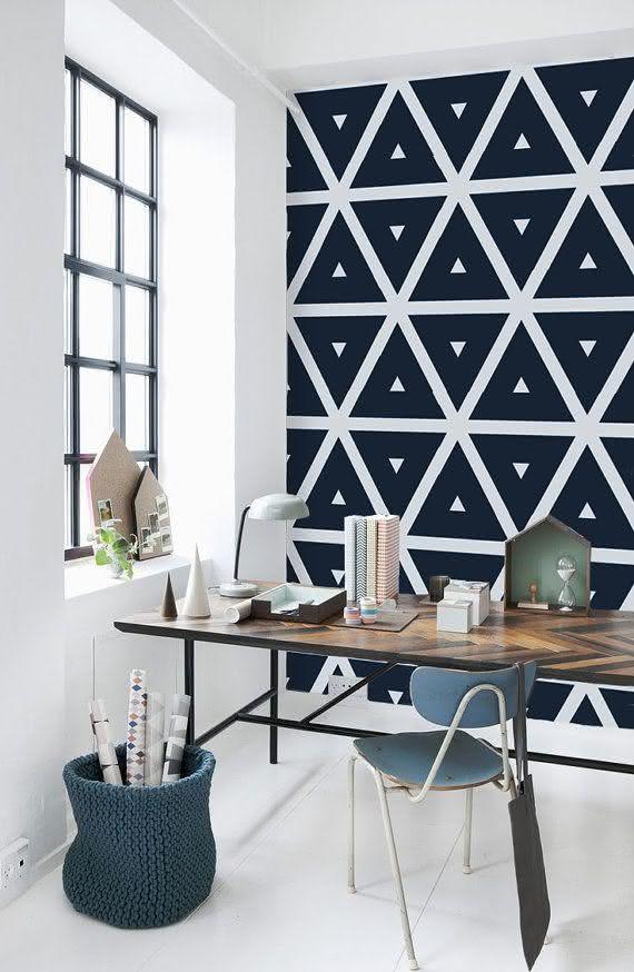 50 fotos de decoração com estilo navy para te inspirar Tecido Cortinas decoración