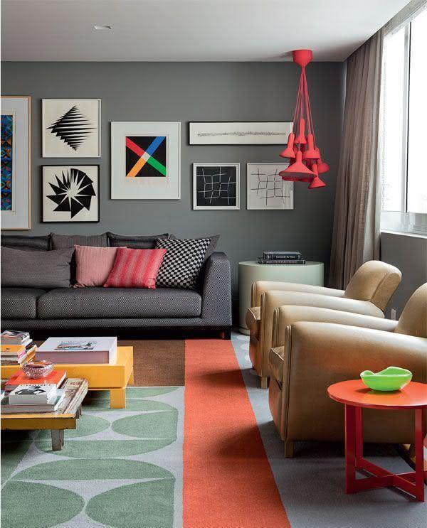 Imagens Para Quadros Sala De Estar ~ 49 – Composição de quadros na parede inteira na sala de estar Imagens Para Quadros Sala De Estar ~ 49 – Composição de quadros na parede inteira na sala de estar