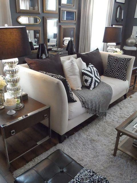 50 mantas para sofás que vão inspirar a sua decoração Imagens de sofa l cinza