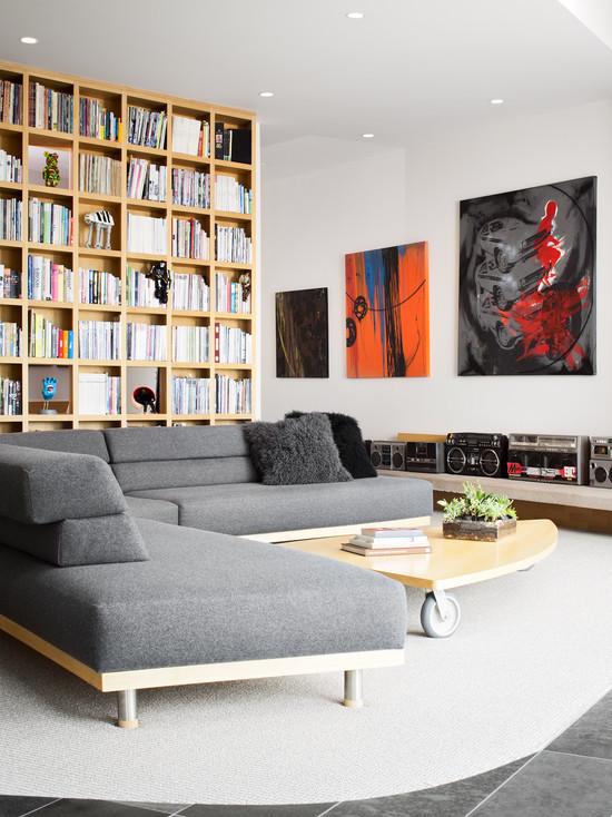 51 modelos de sofás de canto lindos e inspiradores Imagens de sofa l cinza