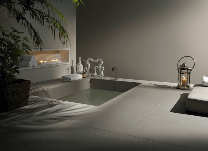 Tipos de porcelanato: 60 modelos, fotos & ideias Sala de casa sofisticada com o piso porcelanatoiso
