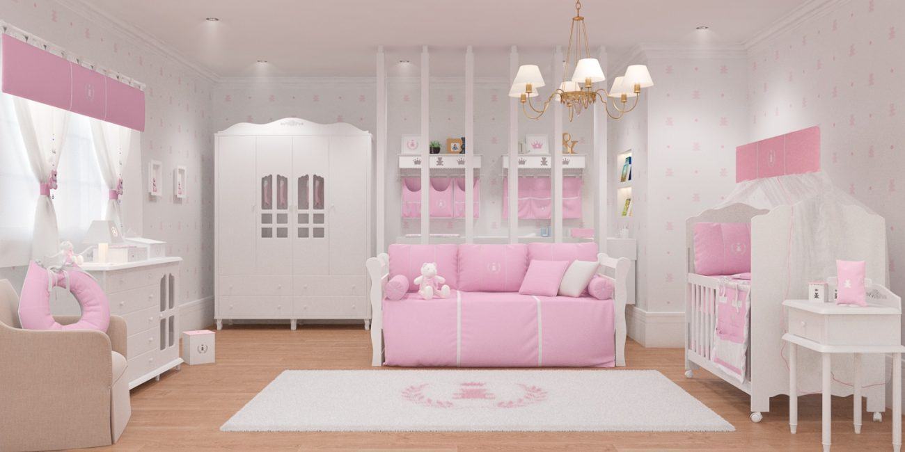 Quarto de Bebê Rosa 60+ Fotos e Inspirações Incríveis! Quarto de Bebê Rosa 60+ Fotos e Inspirações Incríveis!