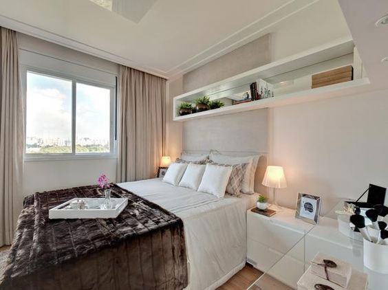 Nichos para quarto de casal: 60 modelos e ideias incríveis!