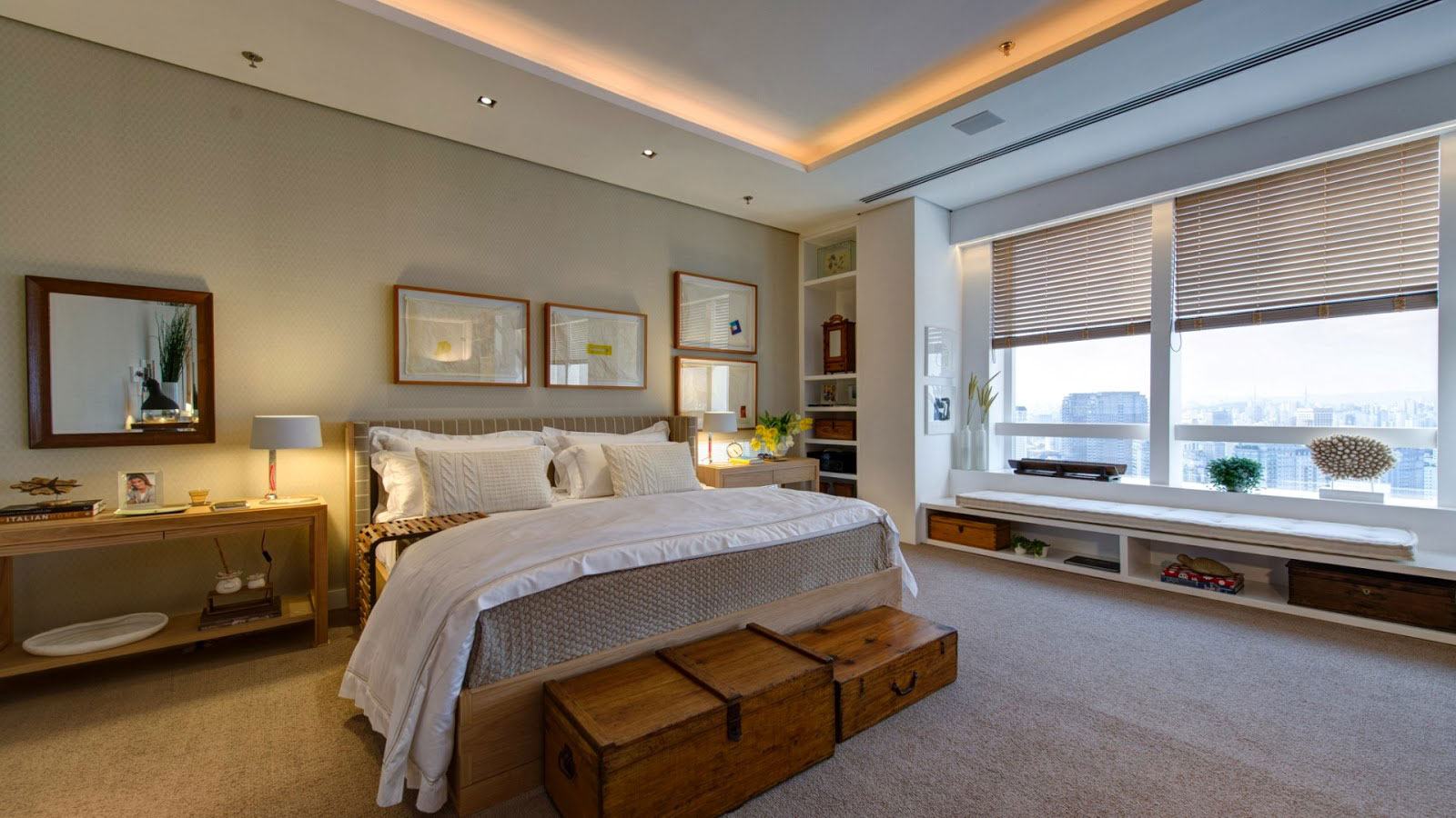 Nichos para quarto de casal: 60 modelos e ideias incríveis!