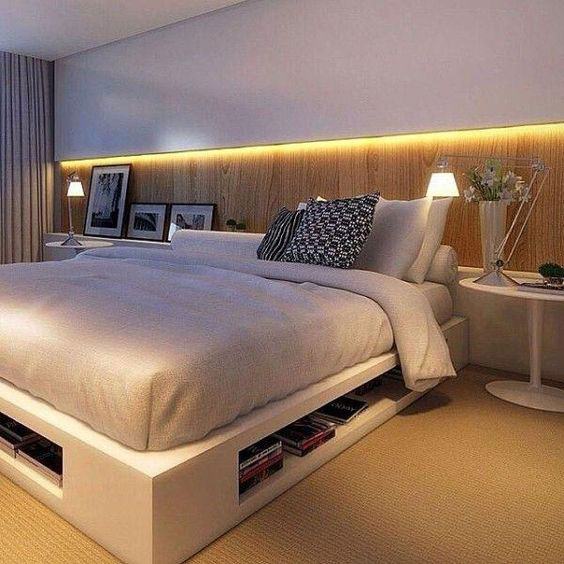 Nichos para quarto de casal: 60 modelos e ideias incríveis!