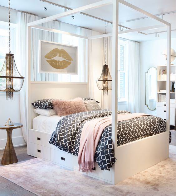 Lustre para quarto de casal: 60 modelos em projetos lindos!