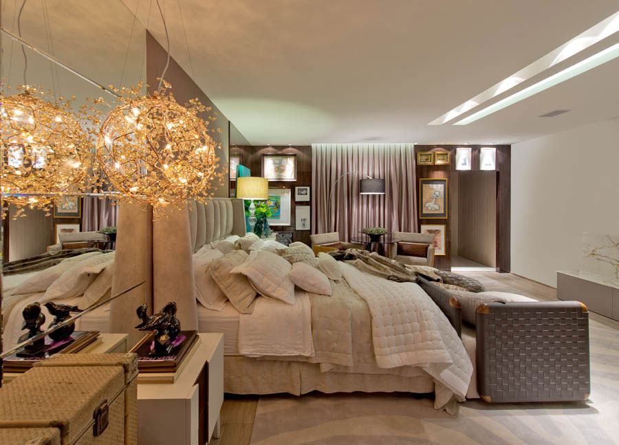 Lustre para quarto de casal: 60 modelos em projetos lindos!