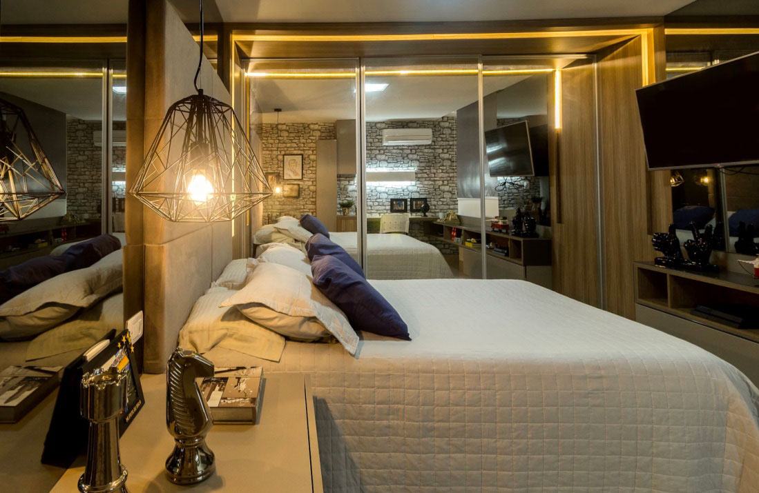 Lustre para quarto de casal: 60 modelos em projetos lindos!
