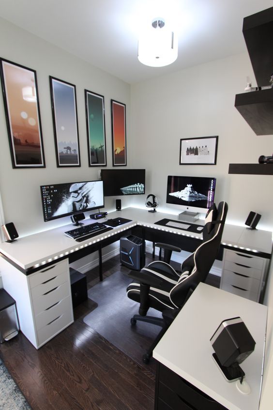 Quarto gamer: 60 ideias e dicas incríveis para a decoração