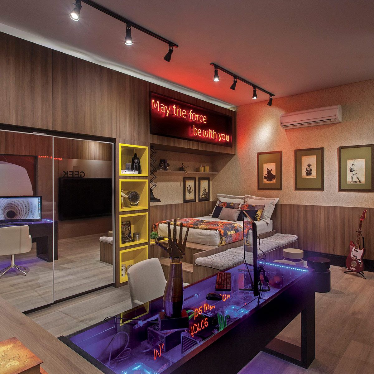 Quarto gamer: 60 ideias e dicas incríveis para a decoração