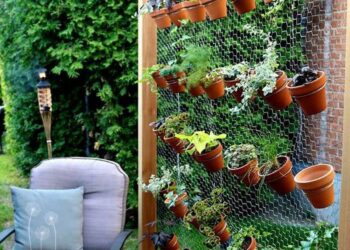 Jardim suspenso para a sua decoração