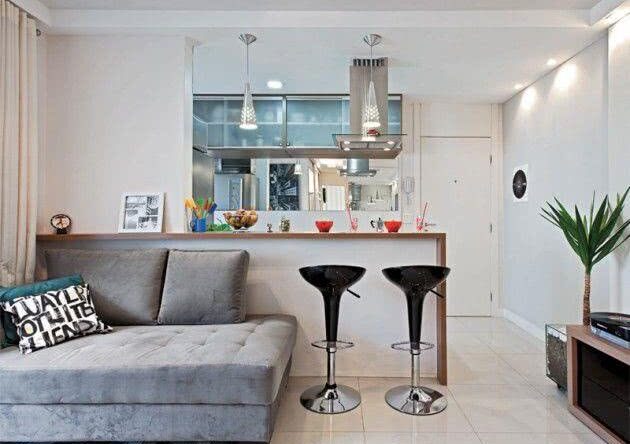 Cozinhas americanas com salas interligadas: 85 projetos incríveis para conferir Cozinhas americanas com salas interligadas: 85 projetos incríveis para conferir