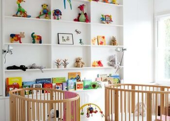 50 quartos de bebês gêmeos decorados e inspiradores