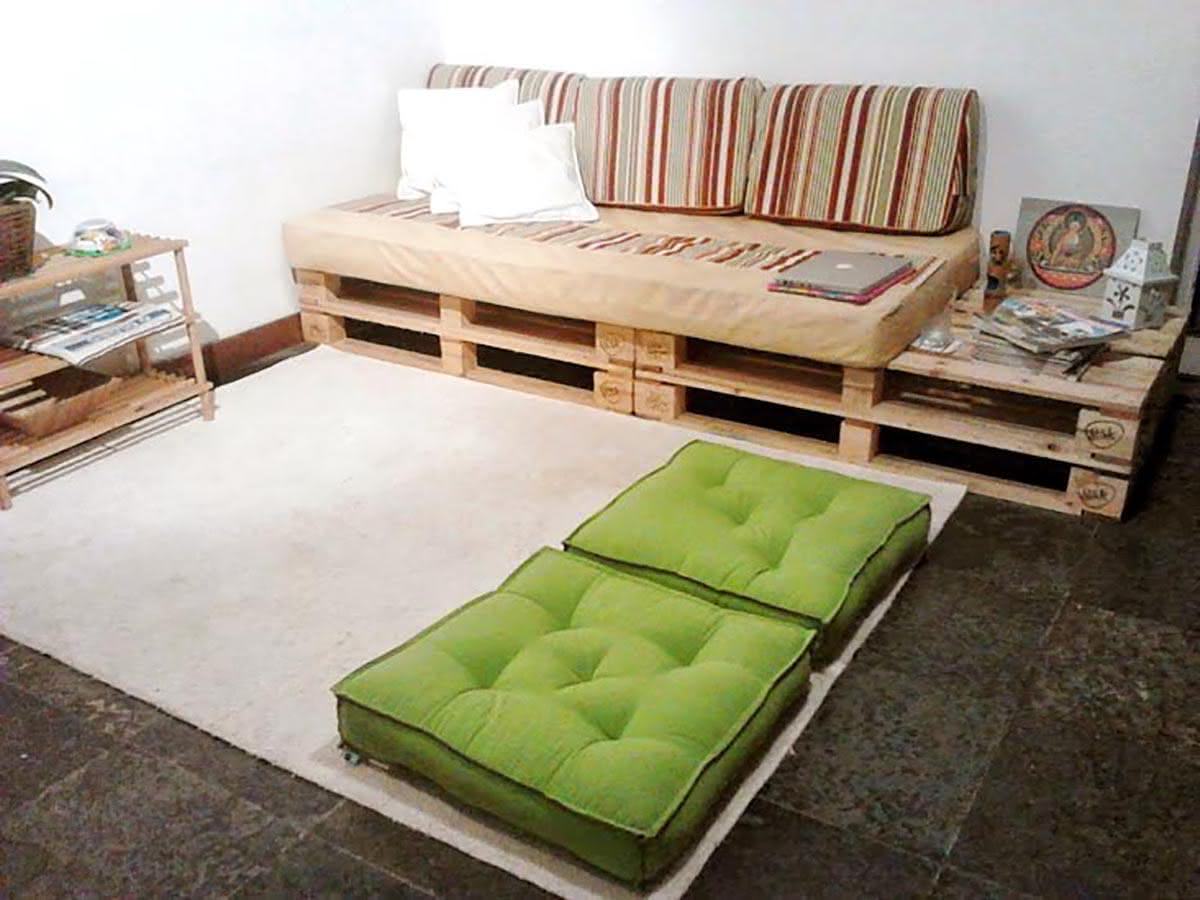 125 Sofás de Pallets de Madeira Criativos e Passo a Passo DIY