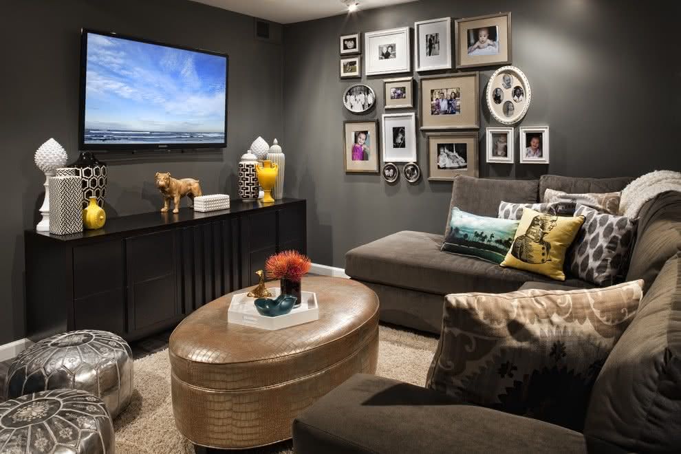 65 Salas De Tv Pequenas Decoradas Para Você Se Inspirar