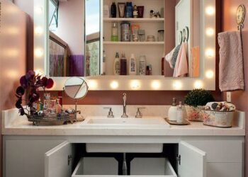 Penteadeiras com estilo de camarim