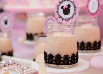 Decoração de festa infantil da Minnie