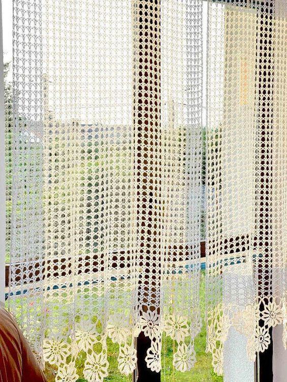 95 Modelos de Cortinas de Crochê e Passo a Passo