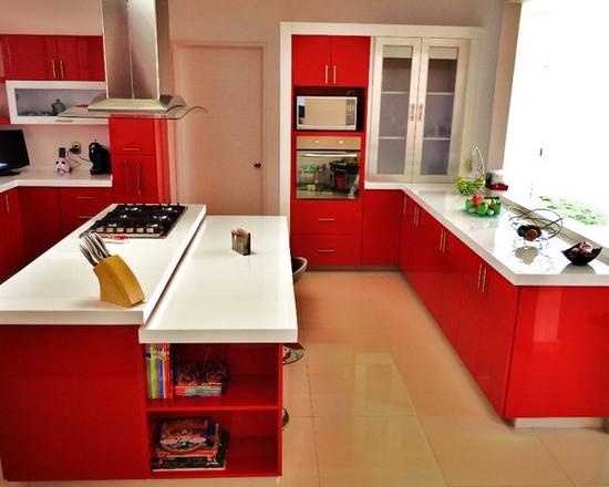 50 Cozinhas Vermelhas Belíssimas e Inspiradoras Aparador De Grama Eletrico Leroy Merlin ~ 50 Cozinhas Vermelhas Belíssimas e Inspiradoras