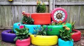 50 Jardins com Pneus – Fotos Lindas e Inspiradoras