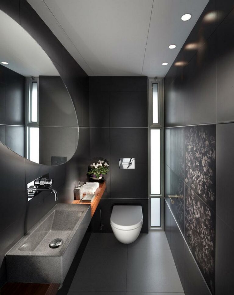 70 Banheiros Preto e Branco Decorados: Veja Fotos Para se Inspirar