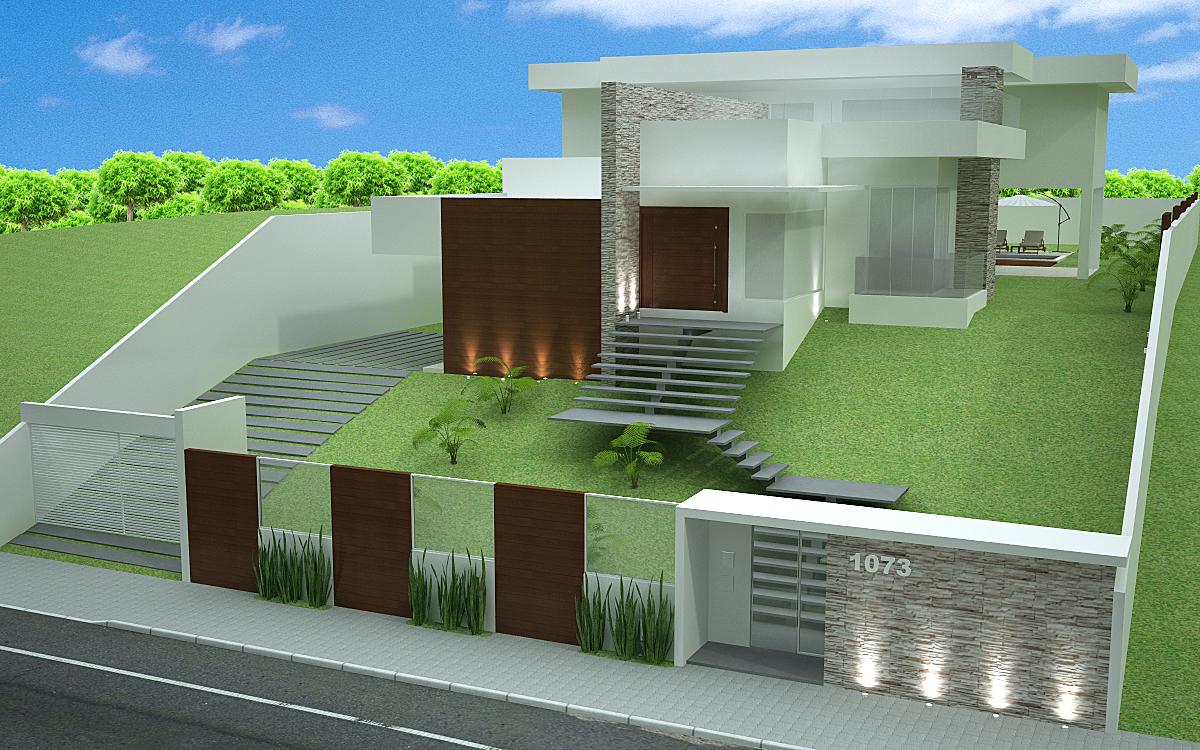 60 Modelos de Muros Residenciais: Fachadas, Fotos e Dicas 60 Modelos de Muros Residenciais: Fachadas, Fotos e Dicas