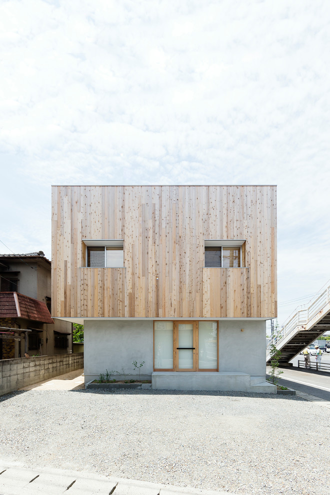 House model in scandinavian style of architecture