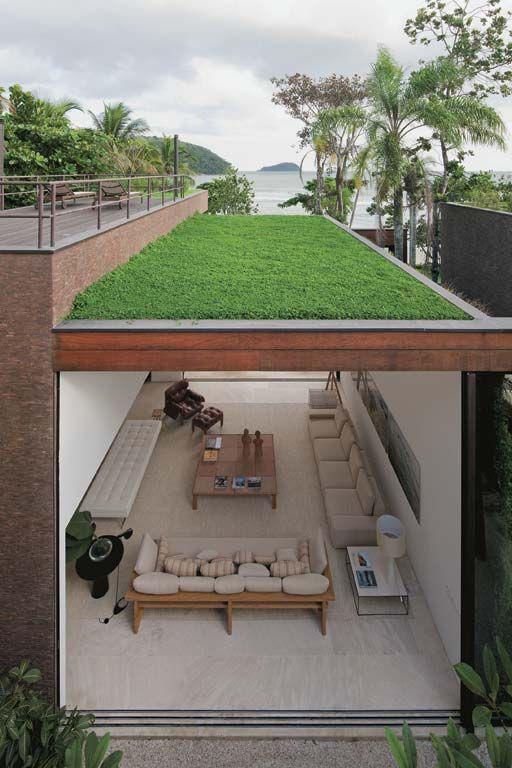 Sustainable project with green roof