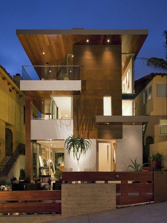 Corten steel is a noble material for use in the home.