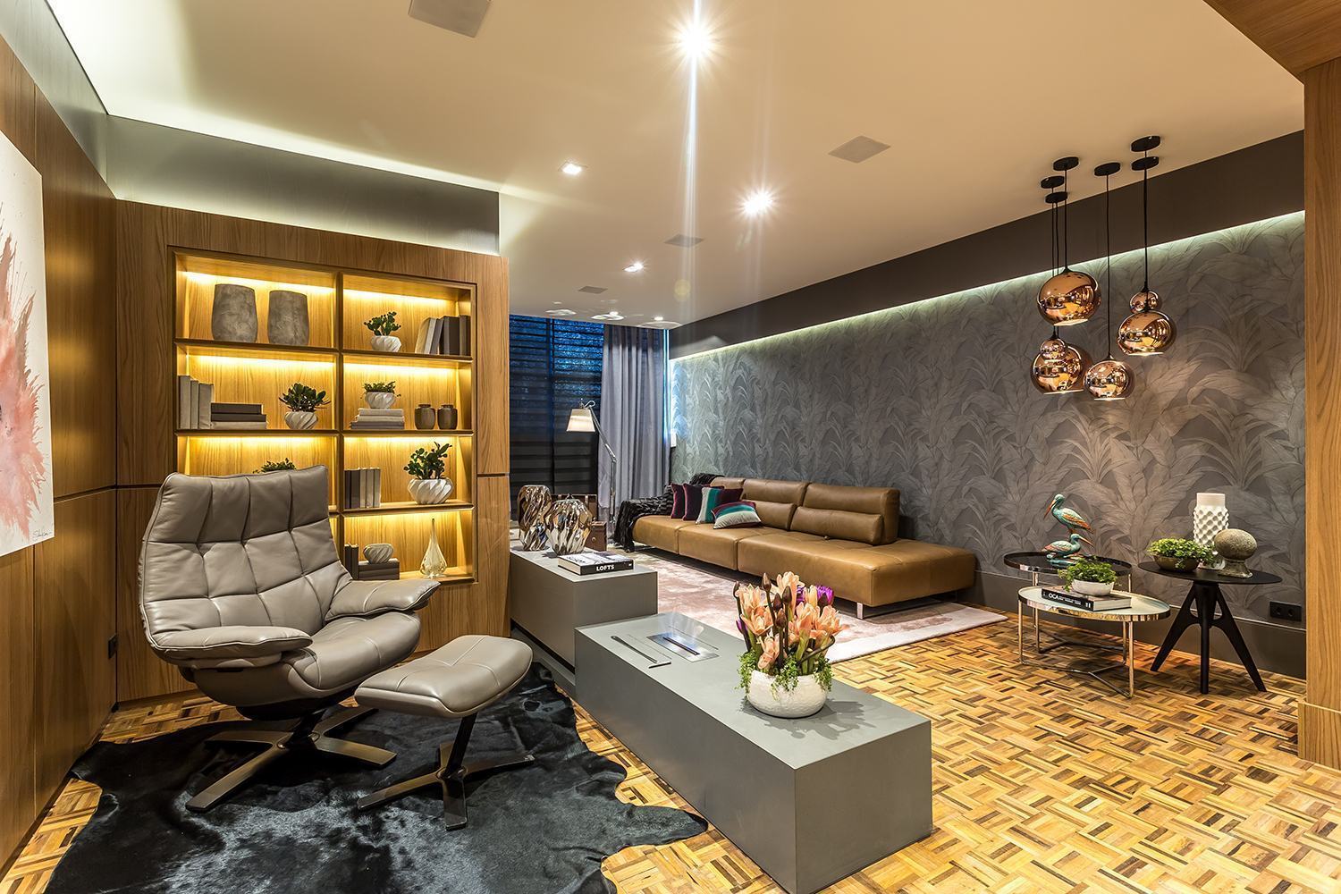 Papel de Parede para Sala de Estar 60 Modelos & Fotos