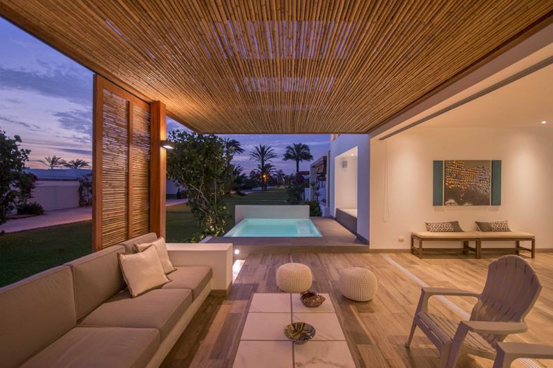 Faça uma linda integração dos espaços com um pergolado de bambu