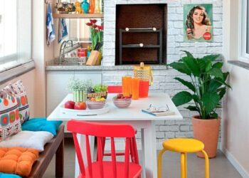 Varanda com churrasqueira: 80 modelos e projetos para se inspirar