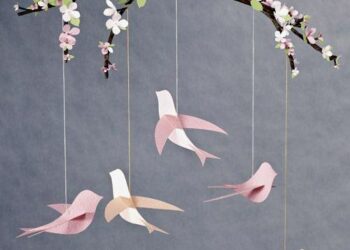 Artesanato com papel: 60 ideias criativas com passo a passo