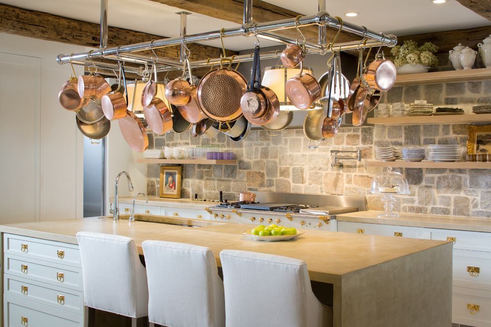 Kitchen Island Pot Storage Kitchen Island Pot Storage