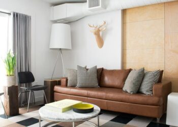 Sala com sofá marrom: 70 modelos para decorar sua casa