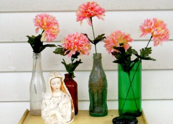 Artesanato com garrafa de vidro: 80 ideias criativas com dicas