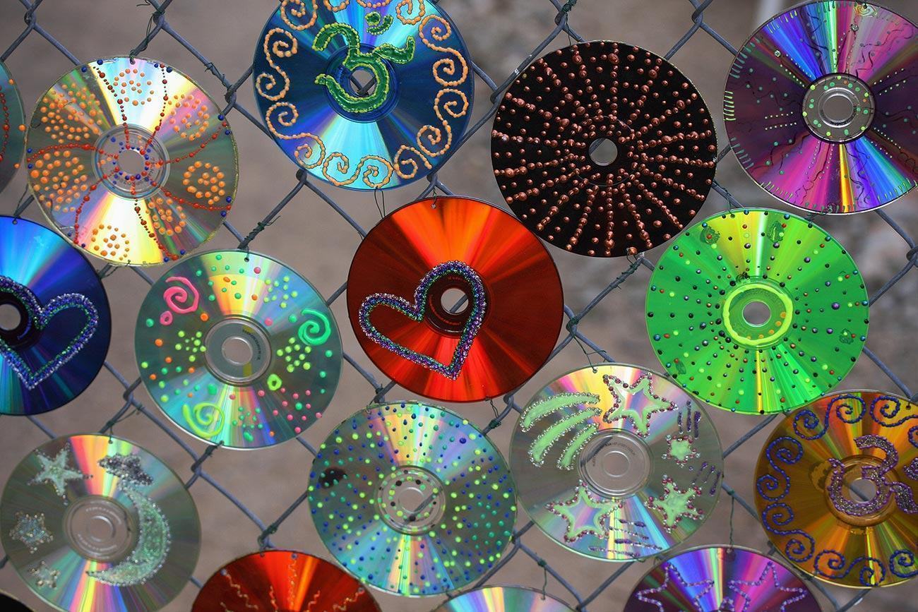Artesanato com CD 70 Ideias e Tutoriais Passo a Passo Artesanato Zona Sul ~ Artesanato com CD 70 Ideias e Tutoriais Passo a Passo