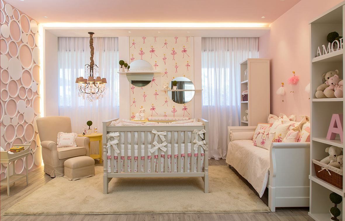 Quarto de Beb u00ea Rosa 60+ Fotos e Inspirações Incríveis! Quarto De Bebe ~ Quarto de Beb u00ea Rosa 60+ Fotos e Inspirações Incríveis!
