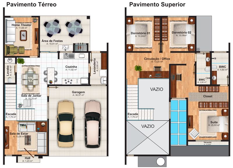 Plantas De Casas Projetos Modelos Com 80 Fotos Gratis