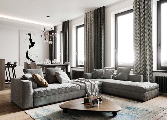 Cortinas Para Sala: Dicas Para Escolher e 85 Fotos Perfeitas