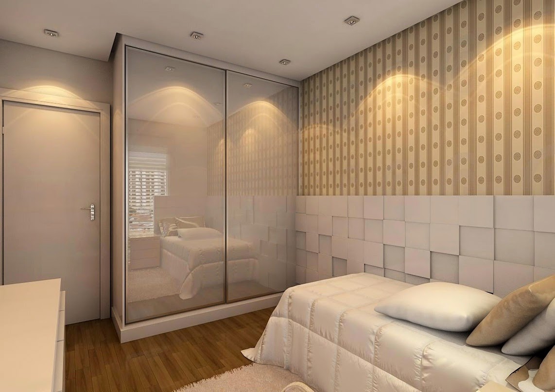 Quarto planejado solteiro clean