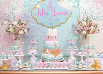 Festa sereia: 65 ideias incríveis de decoração com o tema