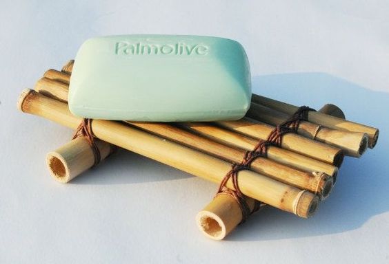 Saboneteira de bambu