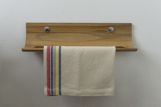 Porta toalha de bambu