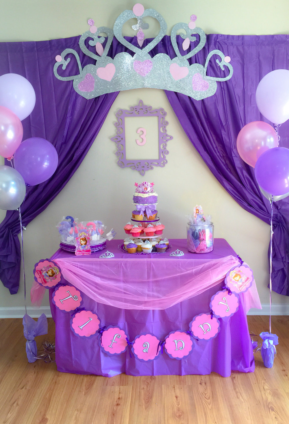 Decoração Festa Princesa Sofia