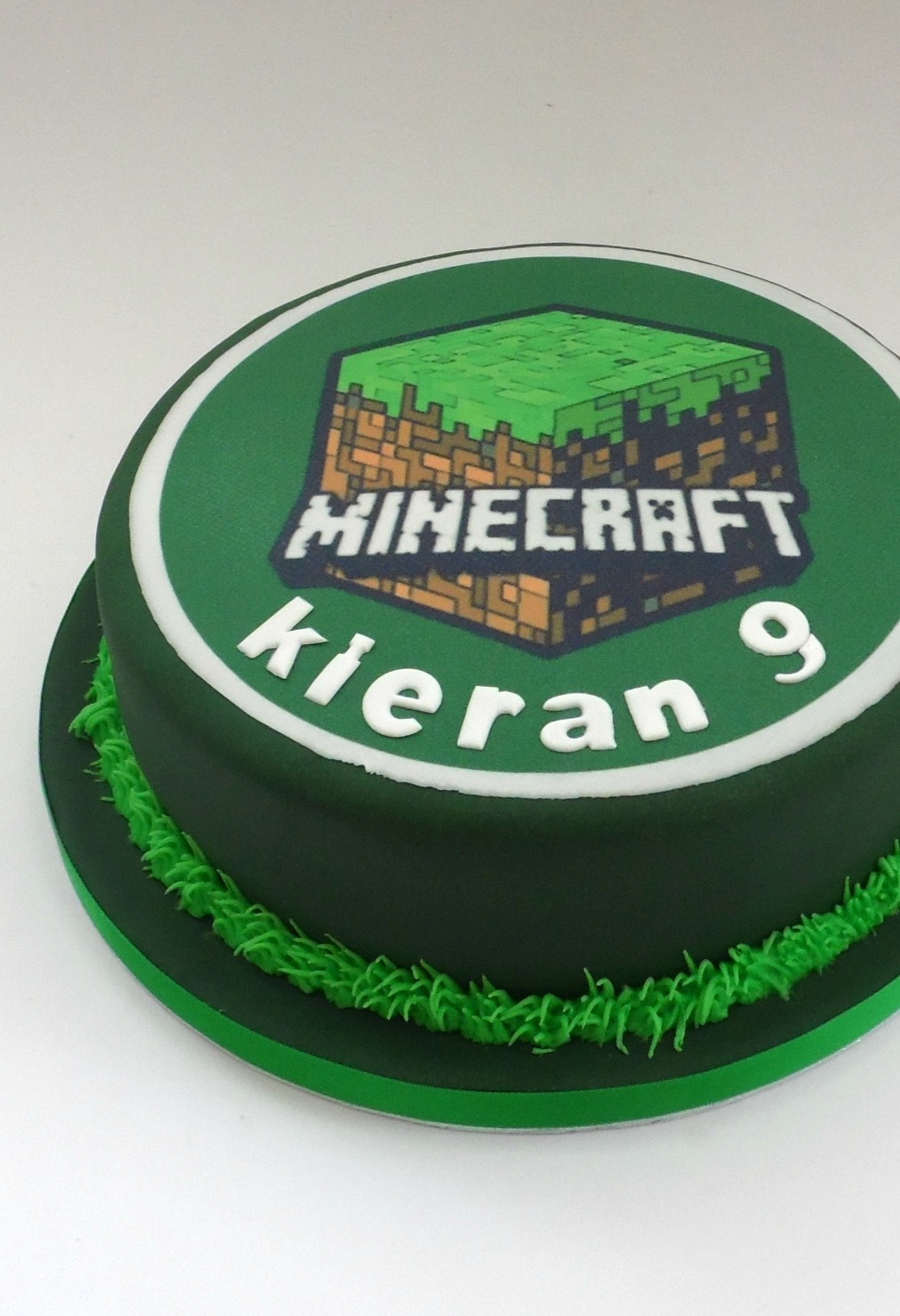 bolo minecraft : com chantilly fácildecorar 