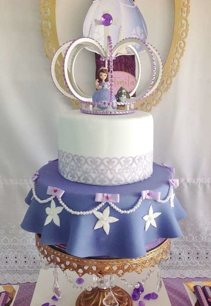 Topo De Bolo Princesa Sofia, Vela Princesa Sofia, Princesas