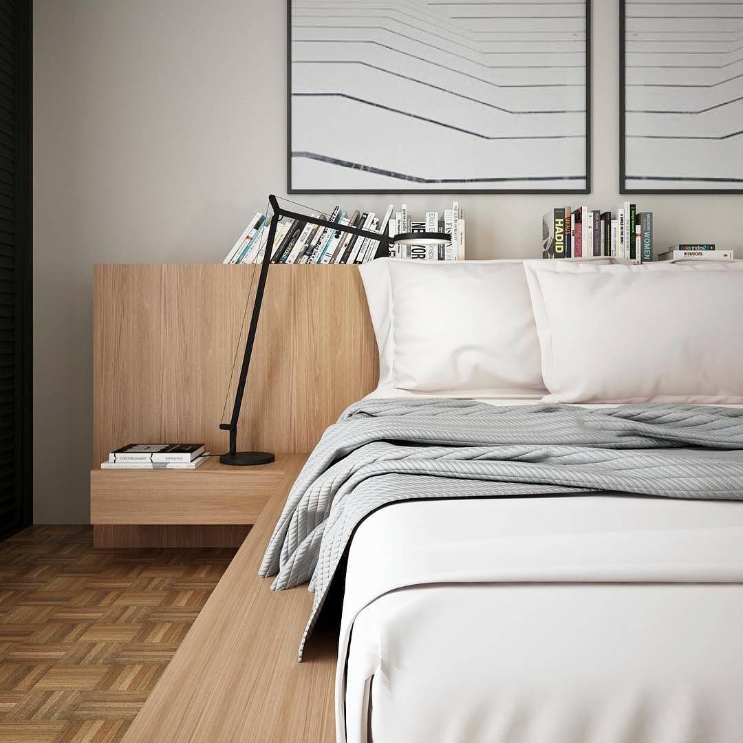Quarto de casal moderno: 60 ideias, fotos e projetos