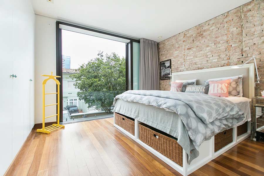 Quarto de casal moderno: 60 ideias, fotos e projetos